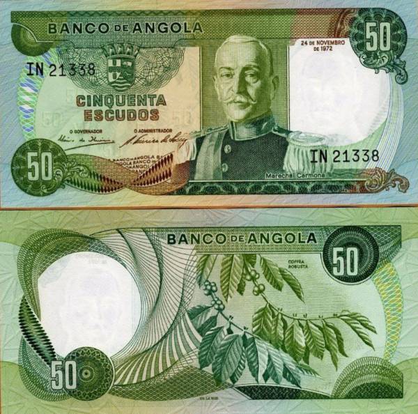 Angola, 50 Escudos, 1972, P-100