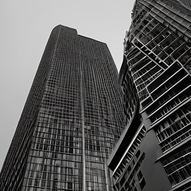 photo of a futuristic tower