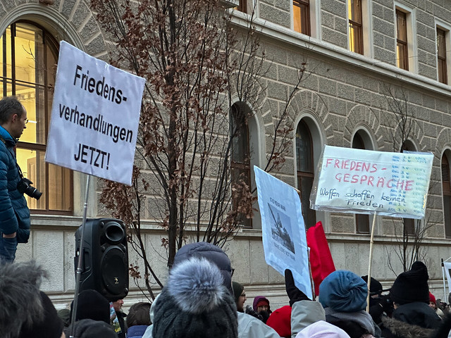 Friedens-Kundgebung Wien 30.01.2023