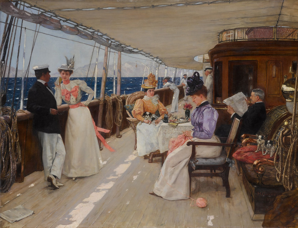 Henri Gervex «Yachting in the Archipelago», 1898