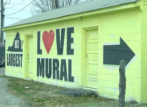 VA's largest LOVE mural Tappahannock, VA