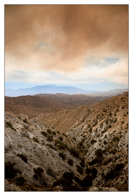 Looking Toward Mt. San Jacinto - Smoke from the Apple Fire - 2020