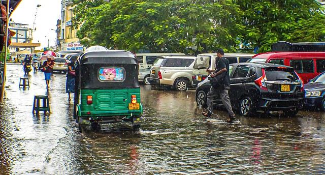 Sri Lanka, it's raining in Colombo