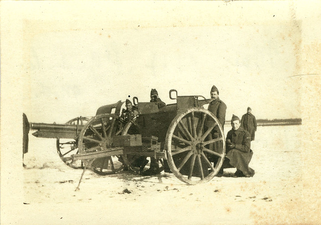 Belgian artillery practice in 1917