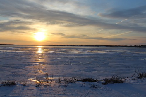 Sunset at Stewart Cove by Craigford, Sunset at Stewart Cove in Stratford, Prince Edward Island, Canada.stratford southport pei princeedwa