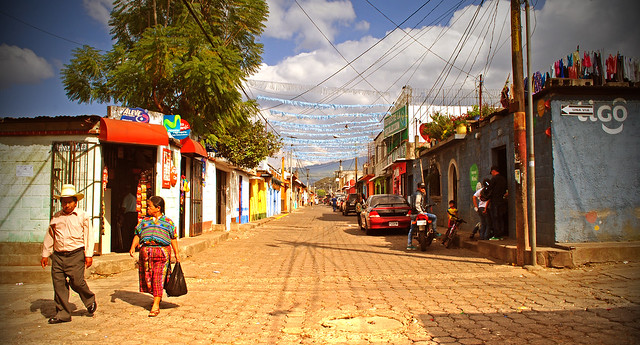 Las calles de Ciudad Vieja (Guatemala)