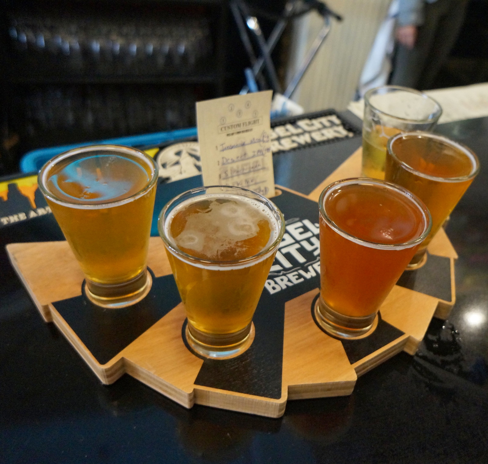 Angel City Brewery Beer Flight