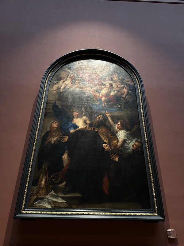 KMSKA San Agustín en éxtasis - Van Dyck