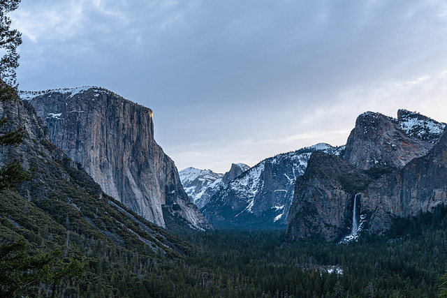 After the Epic Sunrise at Tunnel View in Yosemite