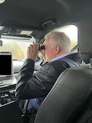 Rep. Martin Foncello goes on a ride-along with State Police Trooper Murphy
