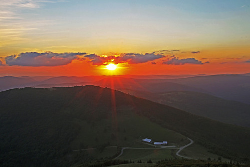 Le Grand Ballon sunrise by Vid Pogacnik, Early morning finds us just below the summit of Le Grand Ballon, the highest in the range of Vosges.