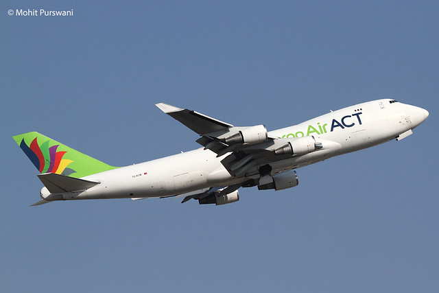 ACT Airlines (9T-RUN) / 747-428ERF / TC-ACM / 01-28-2023 / HKG