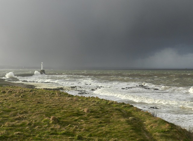 Greyhope Bay, Aberdeen, May 2021