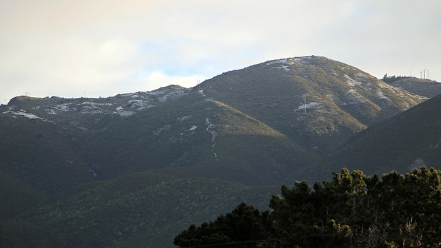 Light Snow on Montara Mountain I