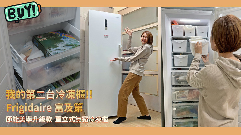 【美國富及第】280L 節能美學 升級款 立式無霜冷凍櫃