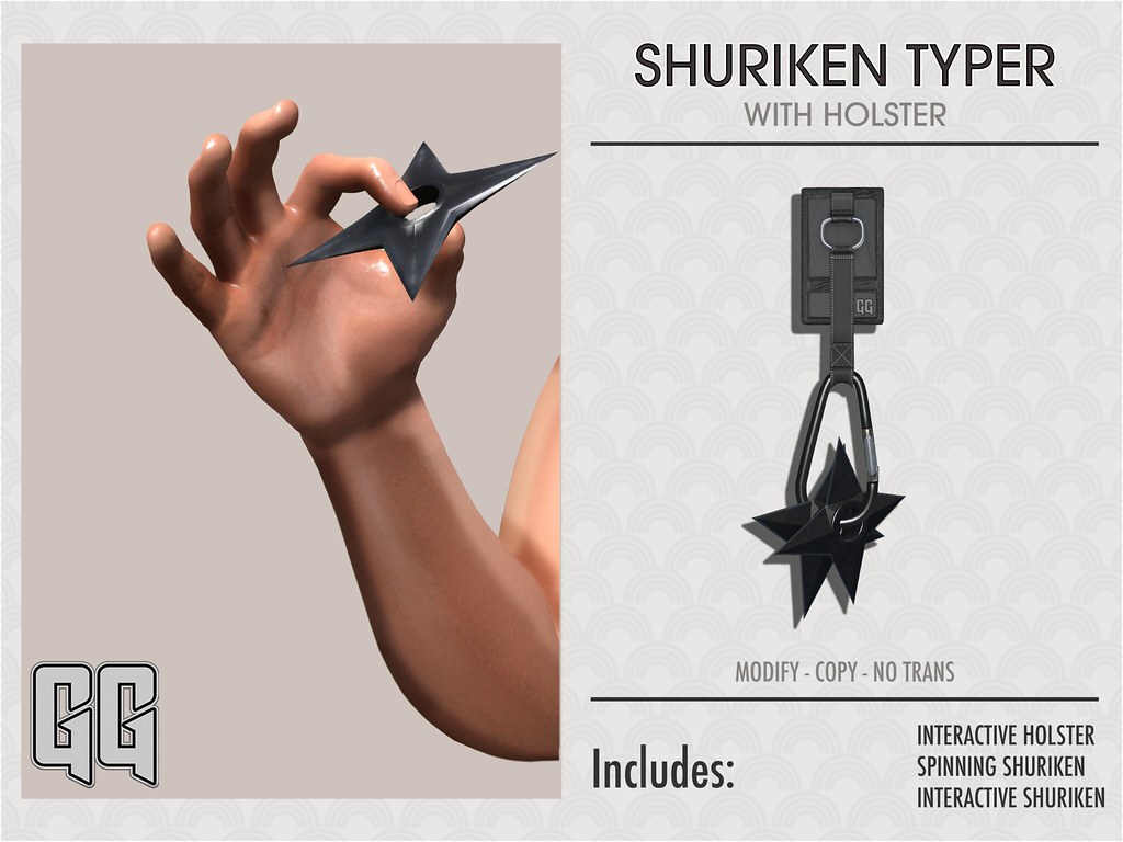 Shuriken Typer with holster