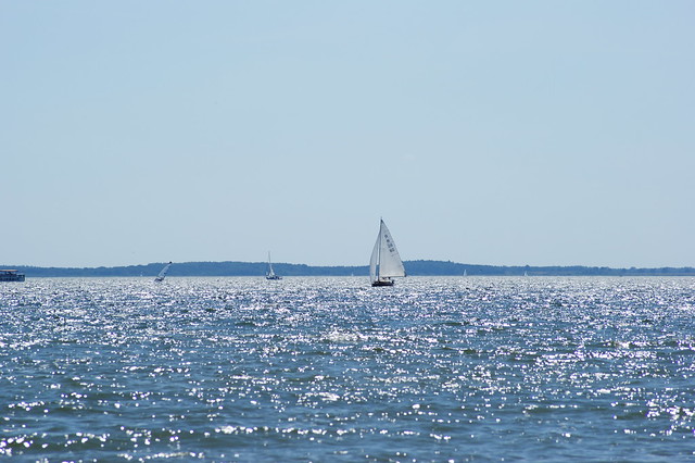 Sailing on the Lake Müritz