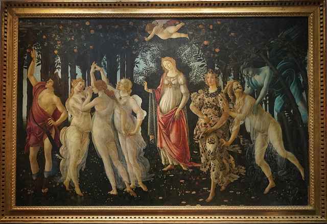 Primavera by Sandro Botticelli, Galleria degli Uffizi (Florence)