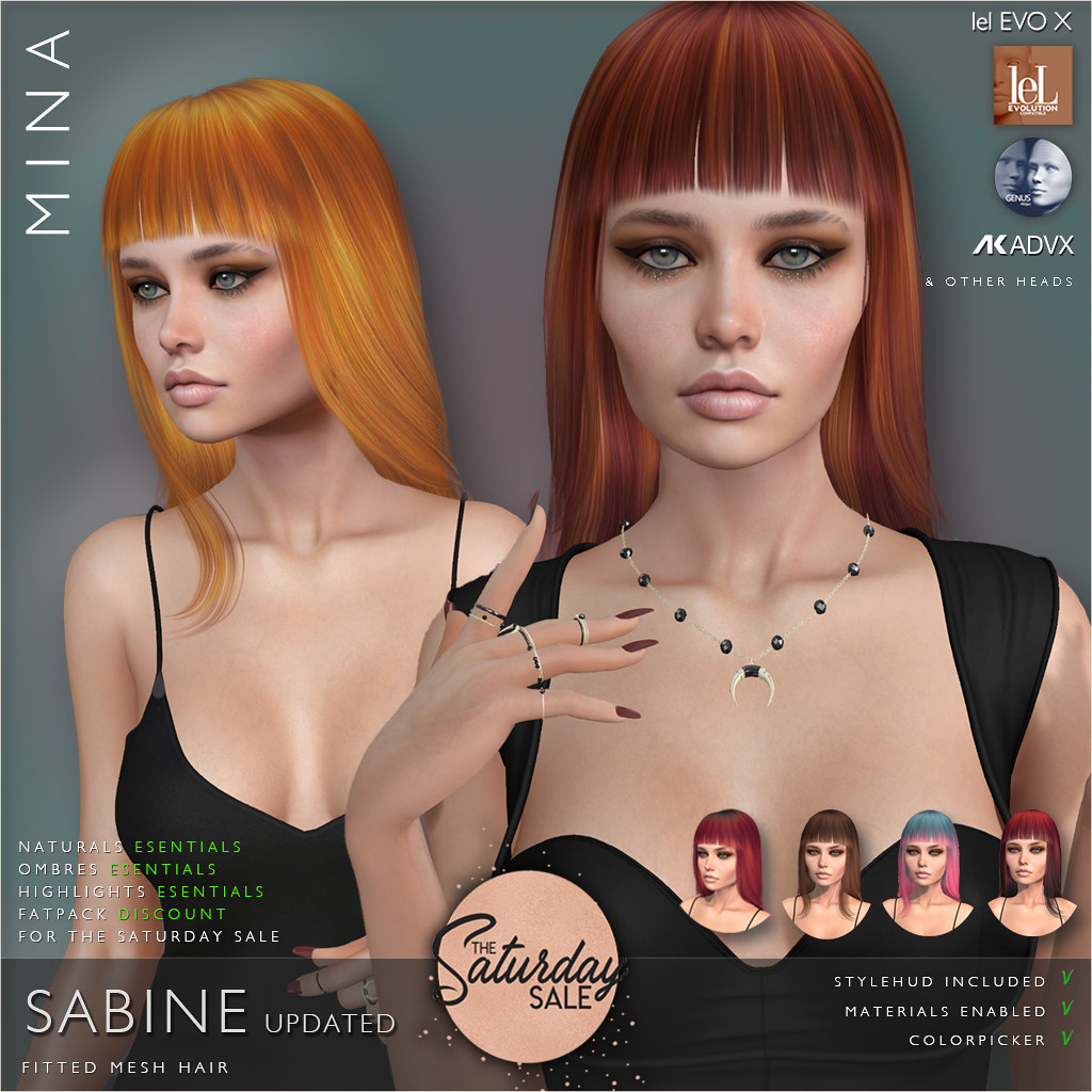 MINA Hair – Sabine Essentials for this upcoming “The Saturday Sale”
