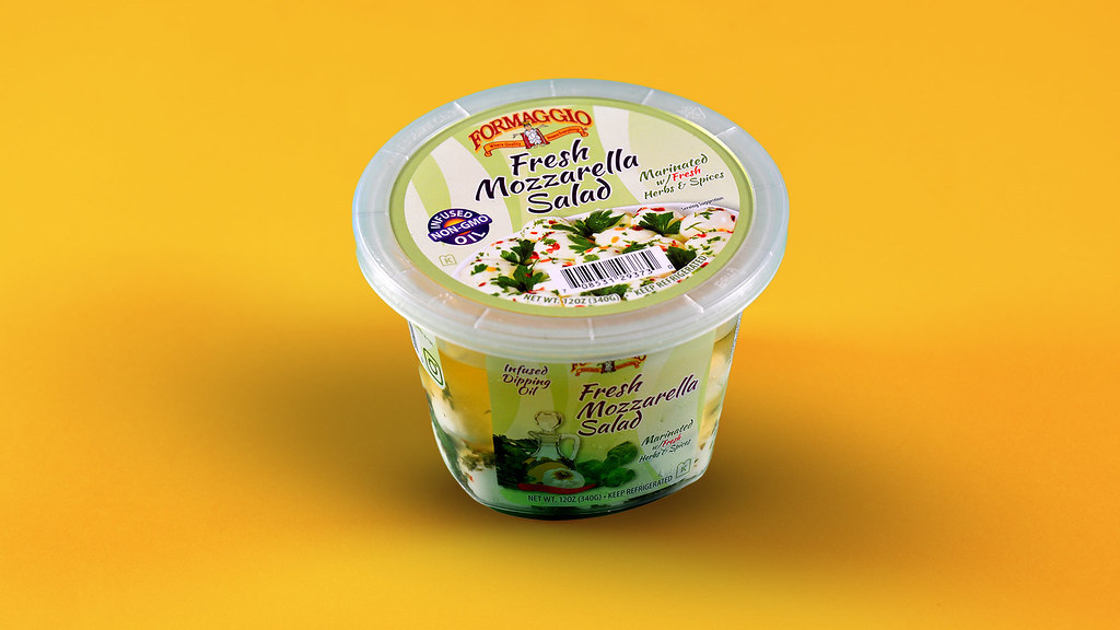 Marinated Fresh Mozzarella Salad - 12oz Cup-02 - Photos for Walmart website video
