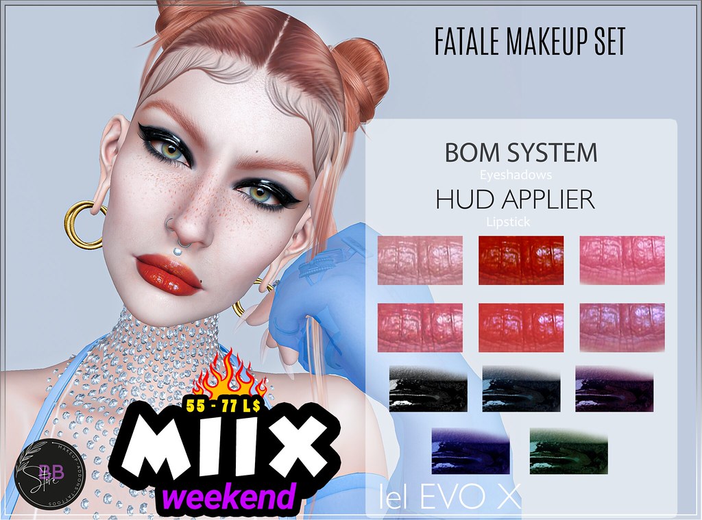 BB STORE – Fatale Makeup Set – Lelutka Applier EVO X [BOM]