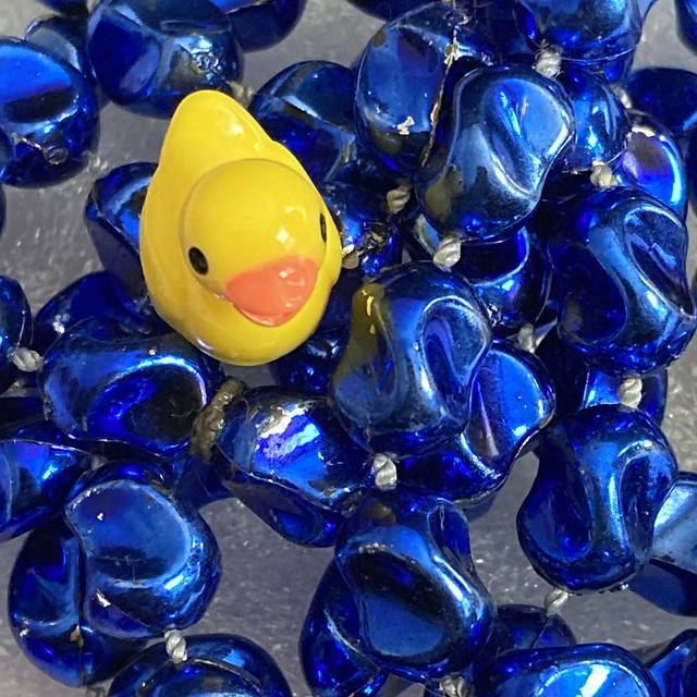 B is for a bounty of beautiful blue beads