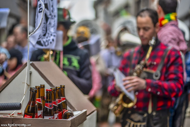 What would a marching band be without beer? #fanfare