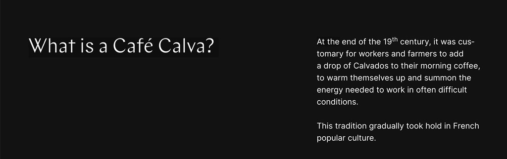 what is cafe calva?