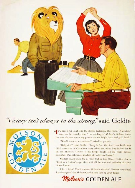 Molson's Golden Ale - 1955