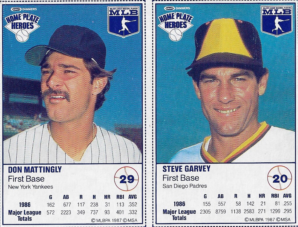 1987 Kraft Panel  - Mattingly, Don and Garvey, Steve