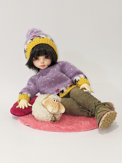 Fairyland littlefee Rachel knit clothing handmade for yo-sd bjd doll tiny bjd doll