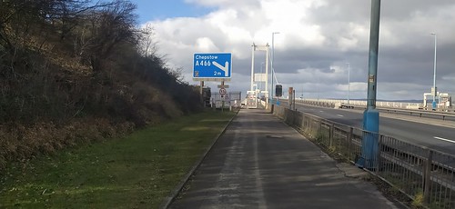 Severn Bridge - English side start 