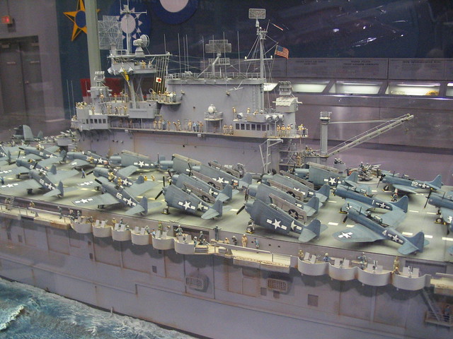 IMG_0515 USS Enterprise aircraft carrier model at EAA museum