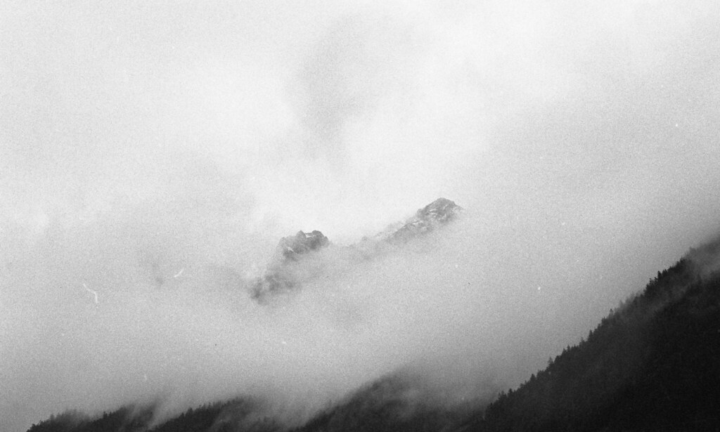 Karwendel in clouds