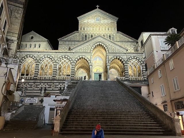 Amalfi Church at Night