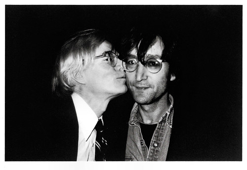 John Lennon and Andy Warhol
