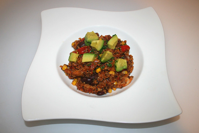 40 - Mexican quinoa pot - Served / Mexikanische Quinoa Pfanne - Serviert