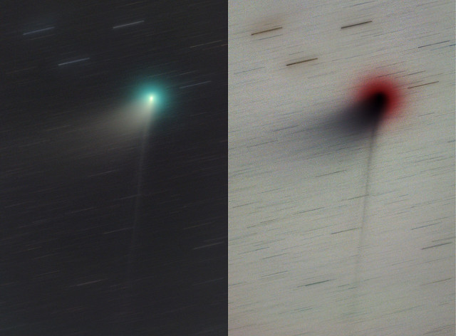 Star-Streaks Comet, Feb 10th, 2023, 01:21 UT