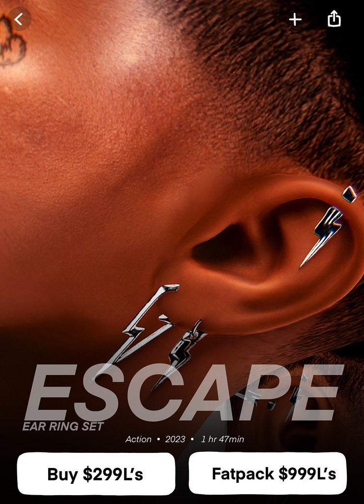 ESCAPE EAR RING SET