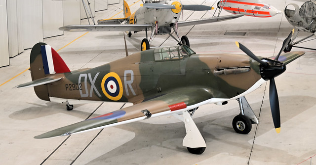 Hurricane Unsung Hero Spotlight  Exhibition RAF Hawker Hurricane Mk-I P2902 G-ROBT DX-R