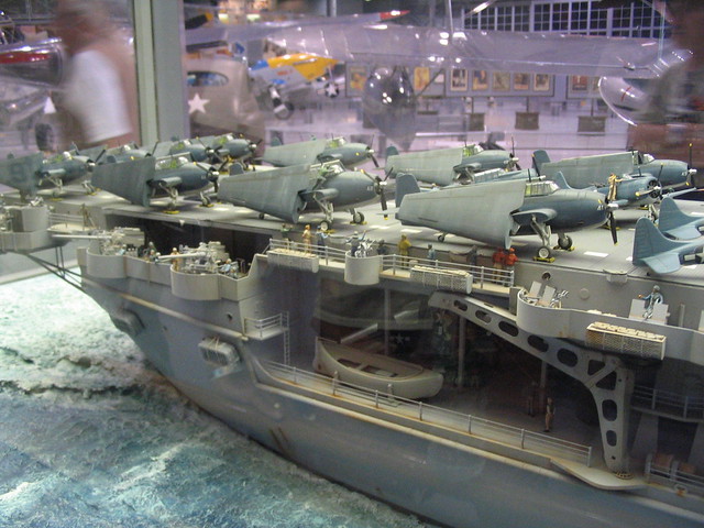 IMG_0544 USS Enterprise aircraft carrier CV-6 model at EAA museum