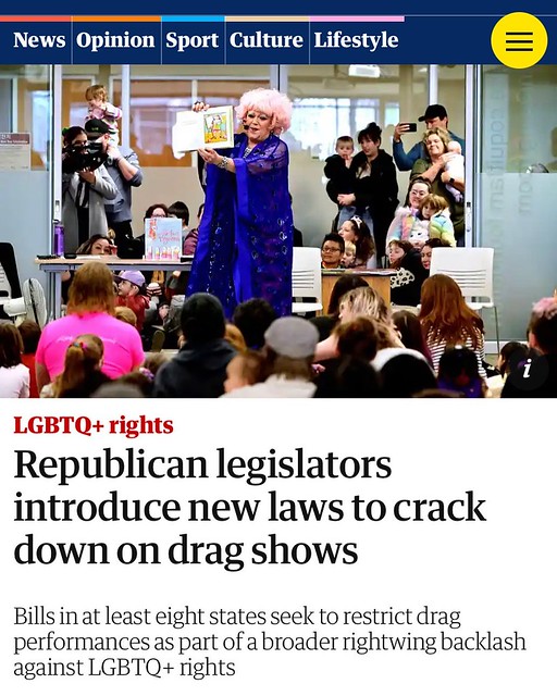 Can someone please explain to me what these hateful bigots are so afraid of? That men in wigs will turn the children into gays? Please. I used to dress up my little brother in wigs, glitter and tutus and he grew up to be a staunchly Conservative, heterose