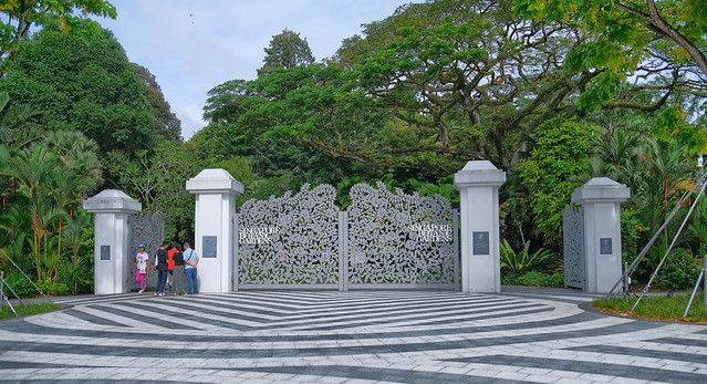Singapore Botanic Gardens-National Orchid Gardens - Tanglin Road Entrance - 27 February 2023