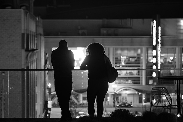 Couple at the Library