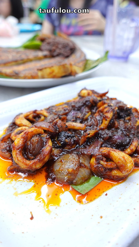 grill sotong