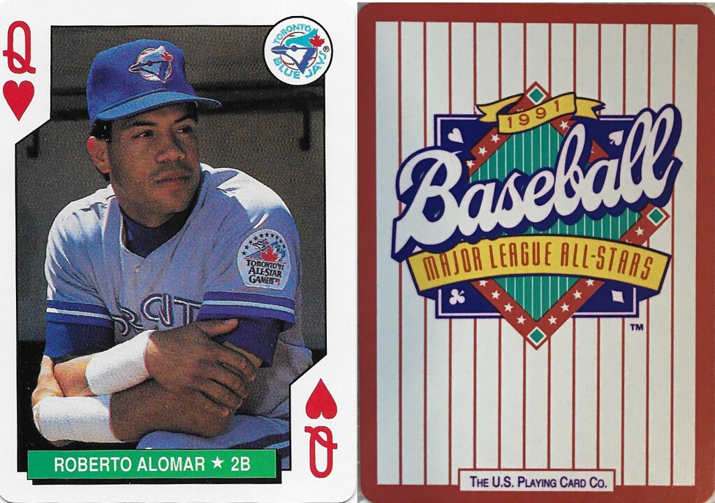 1991 U.S. Playing Cards - Alomar, Roberto (Blue)