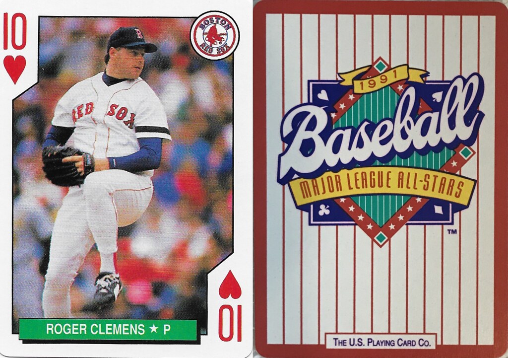 1991 U.S. Playing Cards - Clemens, Roger (Blue)