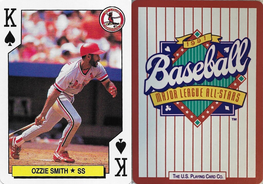 1991 U.S. Playing Cards - Smith, Ozzie (Blue)