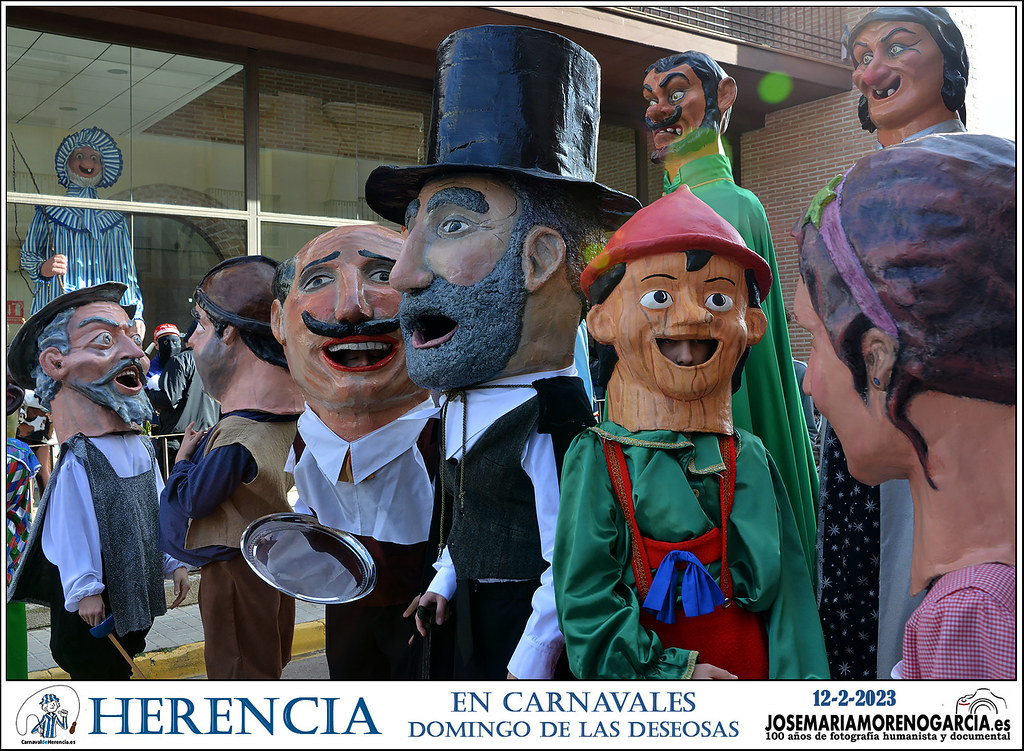 El Perlé en el Domingo de las Deseosas - Carnaval de Herencia 2023