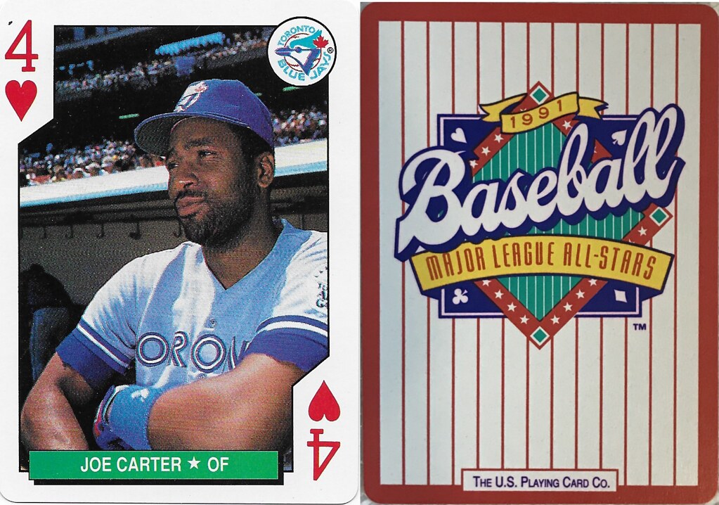 1991 U.S. Playing Cards - Carter, Joe (Blue)